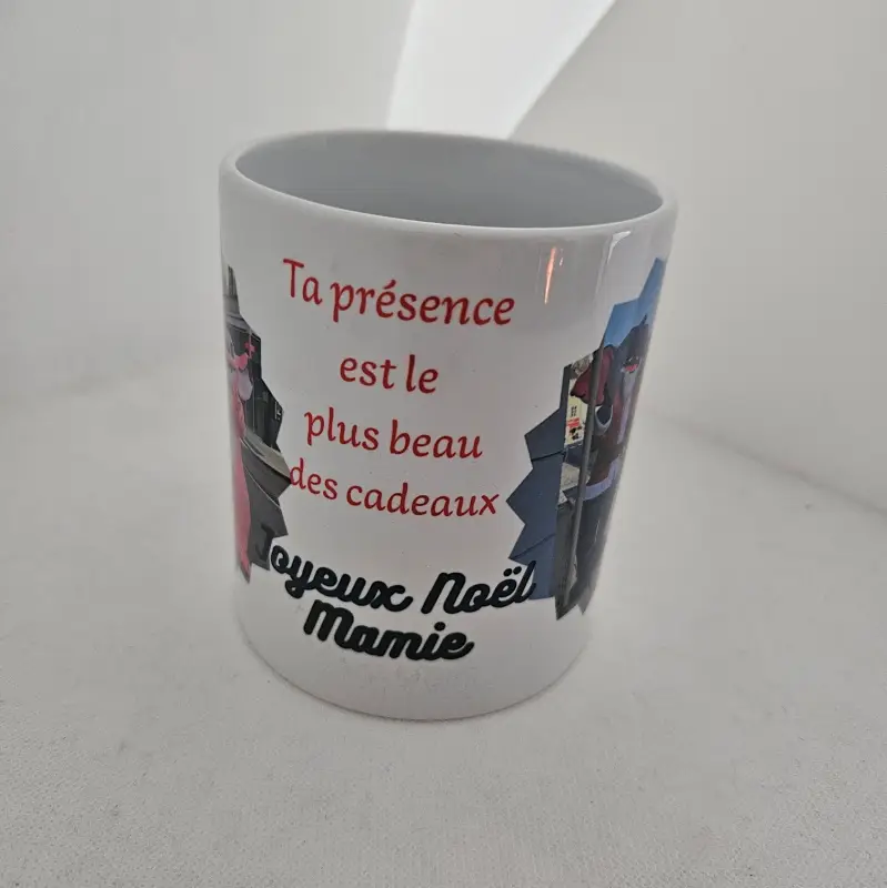 Tasse personnalisée avec texte et image